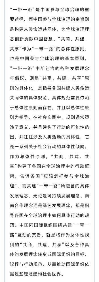 “一带一路”倡议与中国的国际组织战略构建